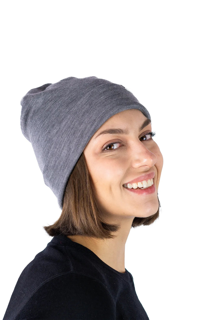 Adult Beanie Grey Melange