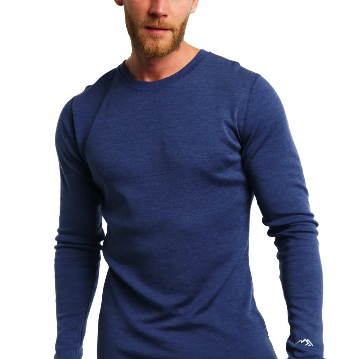 Merino Wool Long Sleeve Base Layer | Midweight | Windsor Blue