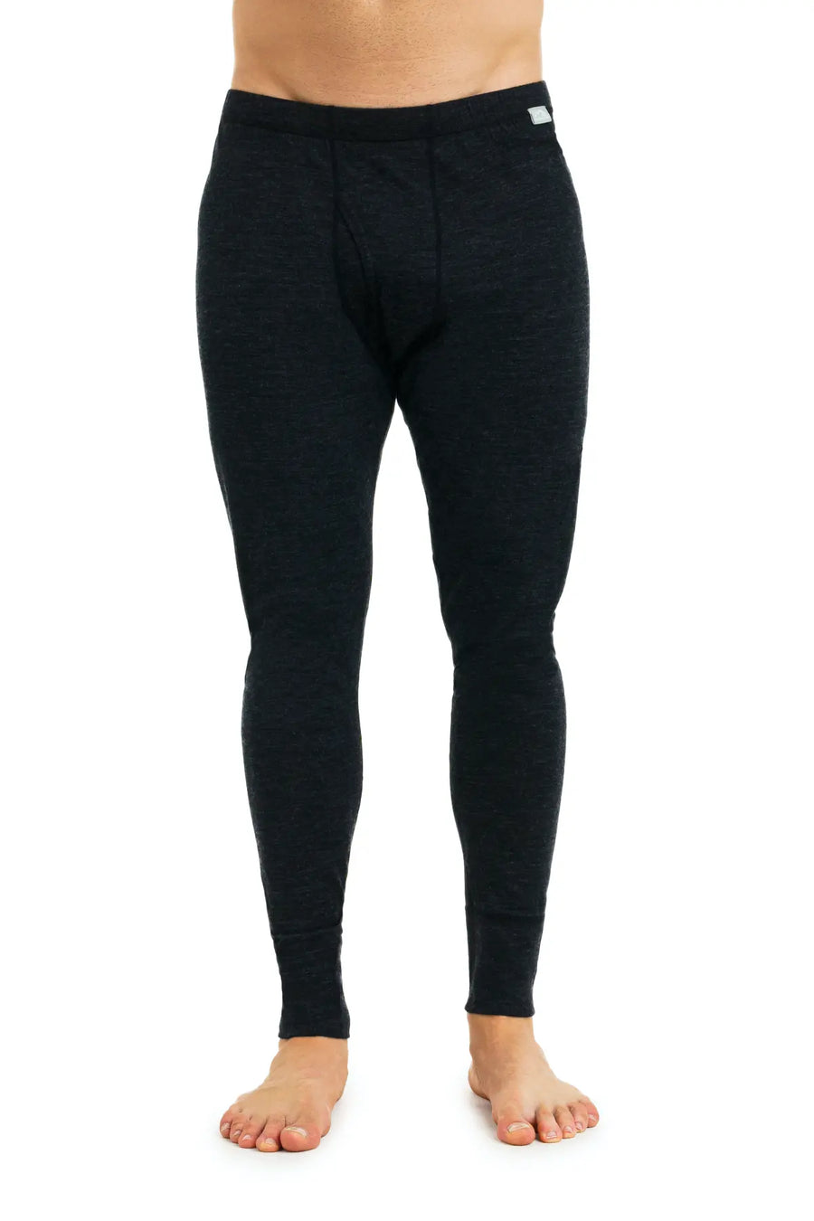 Pantalon Mérinos Homme 165 Noir Chiné
