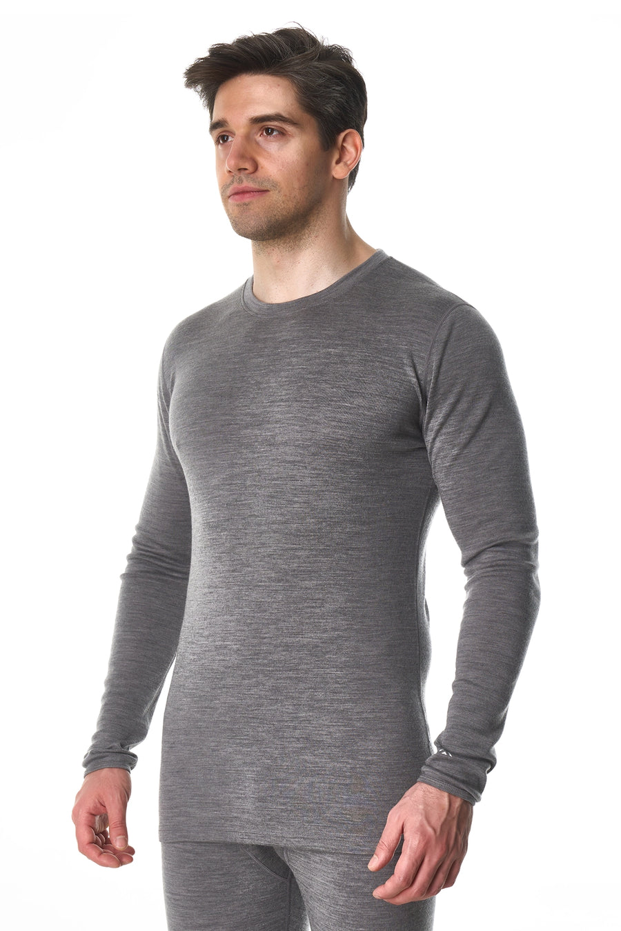 Men's Merino Long Sleeve 250 Gray Heather