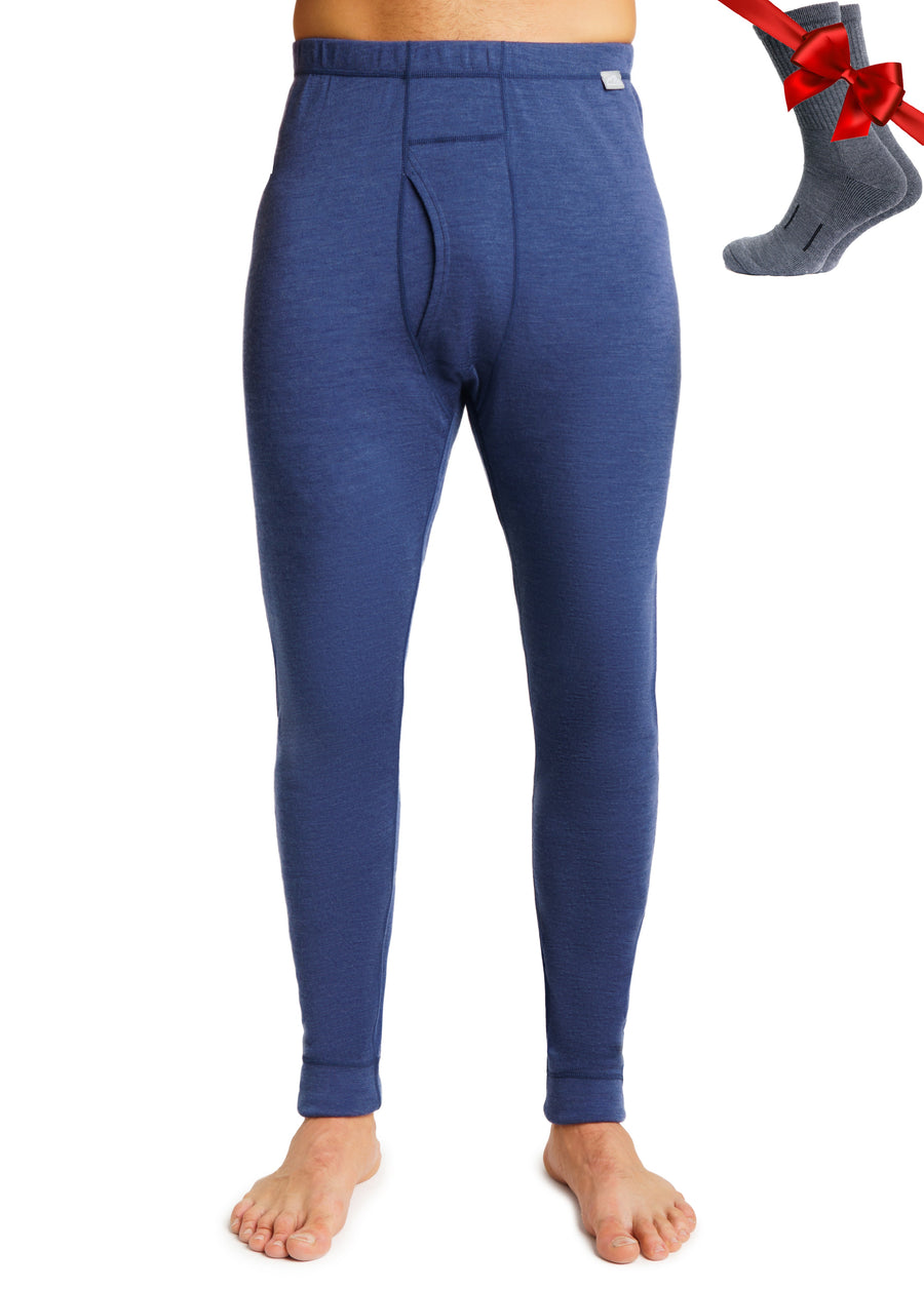 Men's Merino Pants 250 Windsor Blue