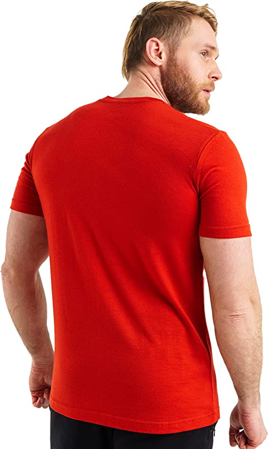 Men's Merino T-shirt 180 Red (+socks)