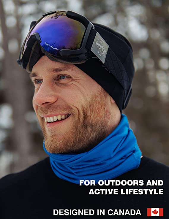 Merino Neck Gaiter Charcoal (Pack of 2)