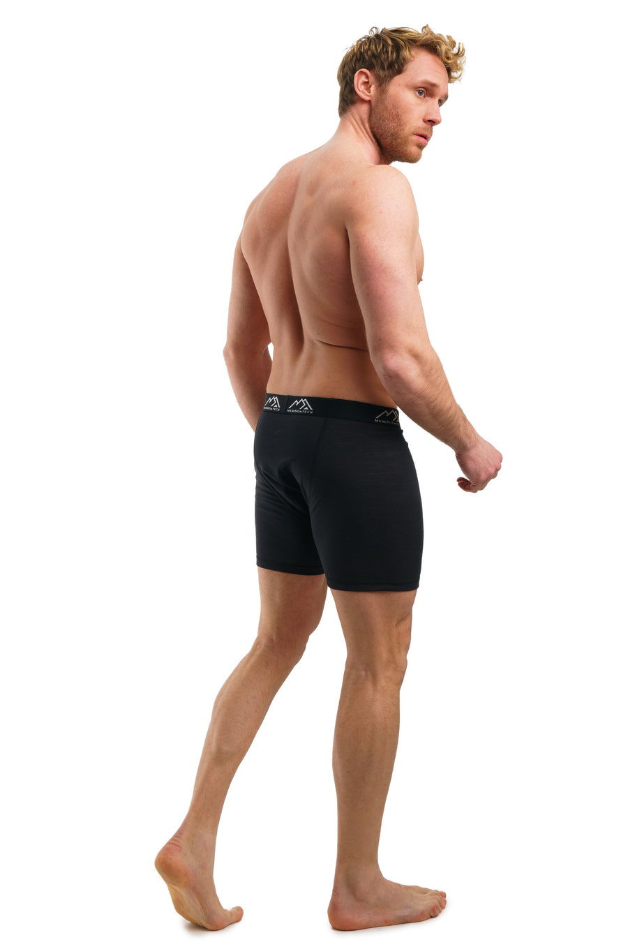 Boxer homme mérinos 190 Rusty Black (lot de 2)
