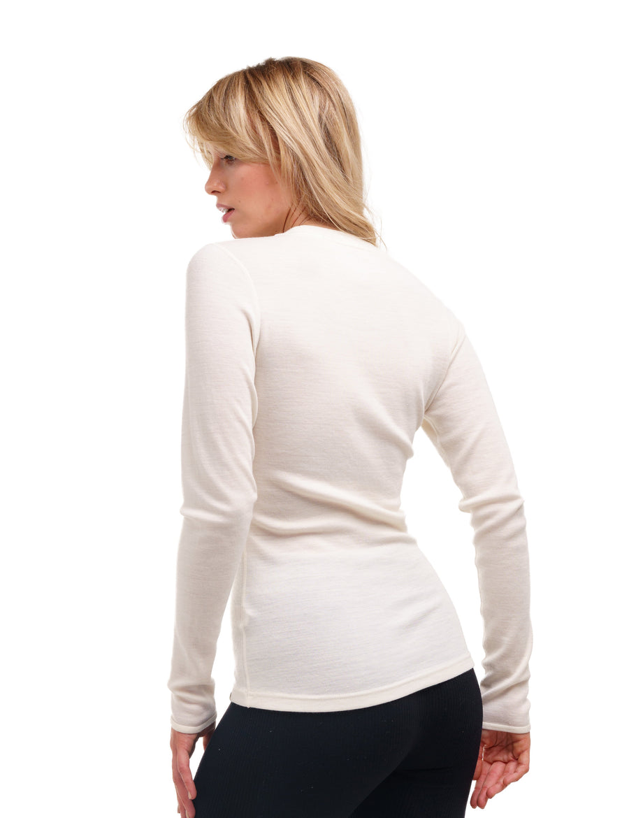 Merino Wool Long Sleeve Natural Merino Wools