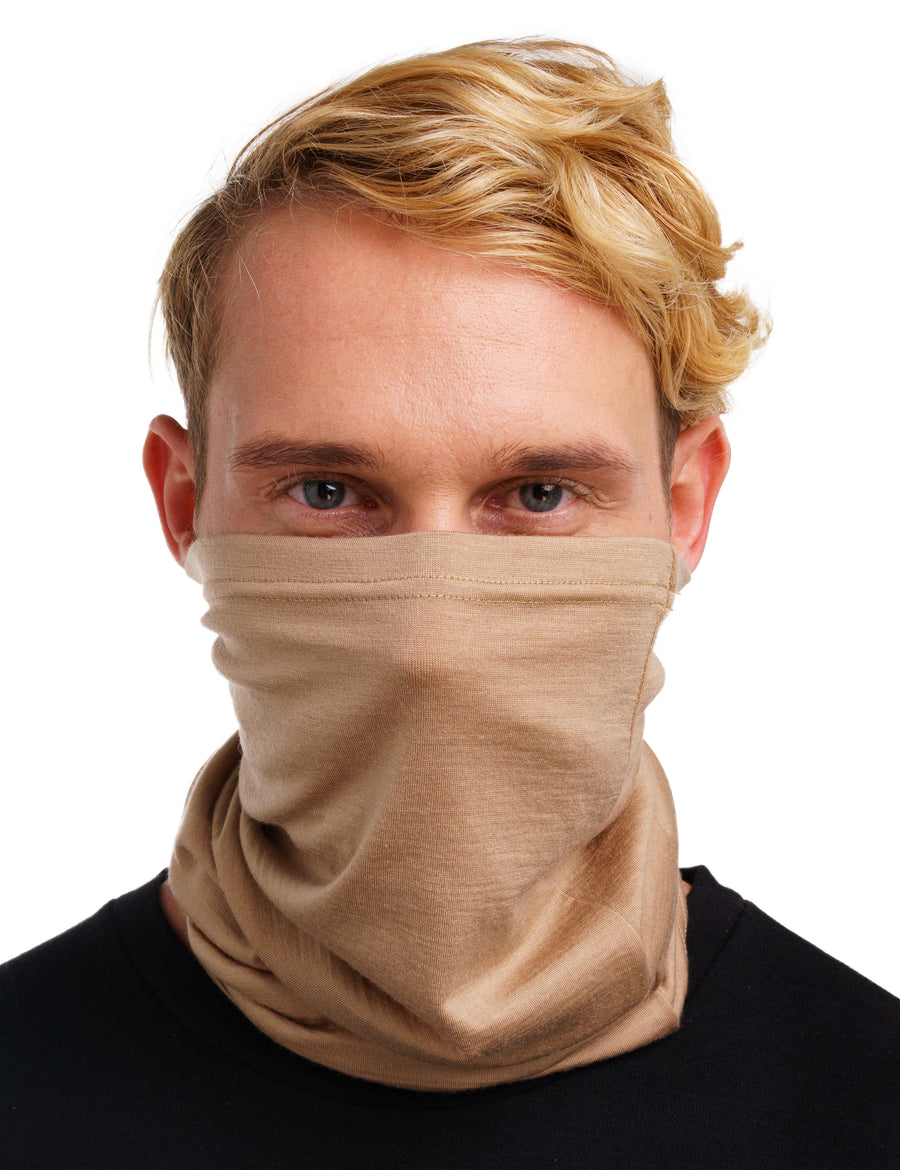 Merino Neck Gaiter 165 Tan