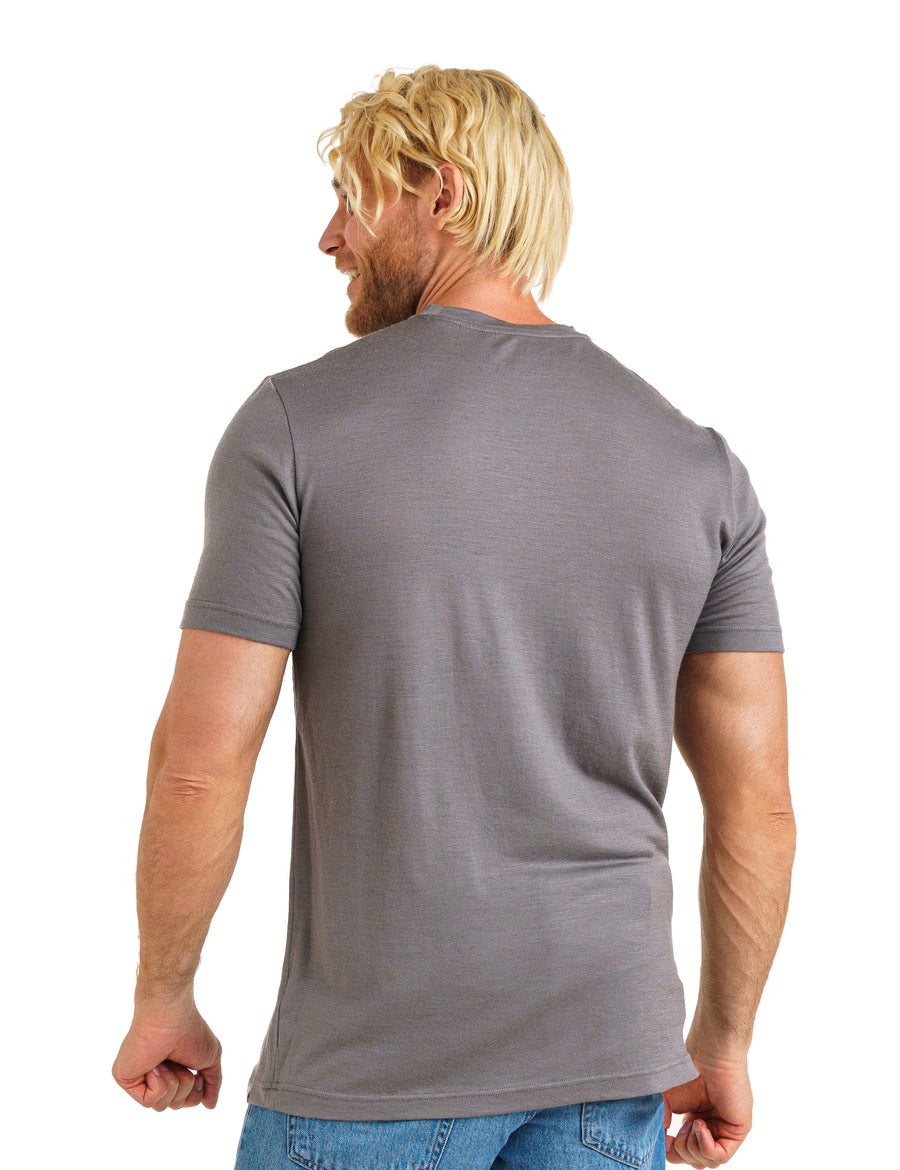 Men's Merino T-shirt 180 Perfect Gray (+socks)
