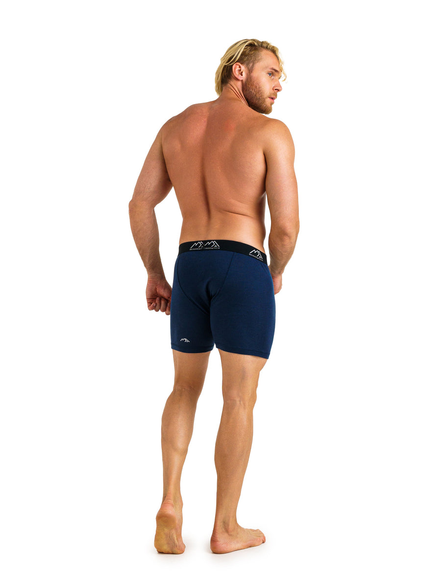 Men's Merino Boxers 190 Brief Midnight Navy
