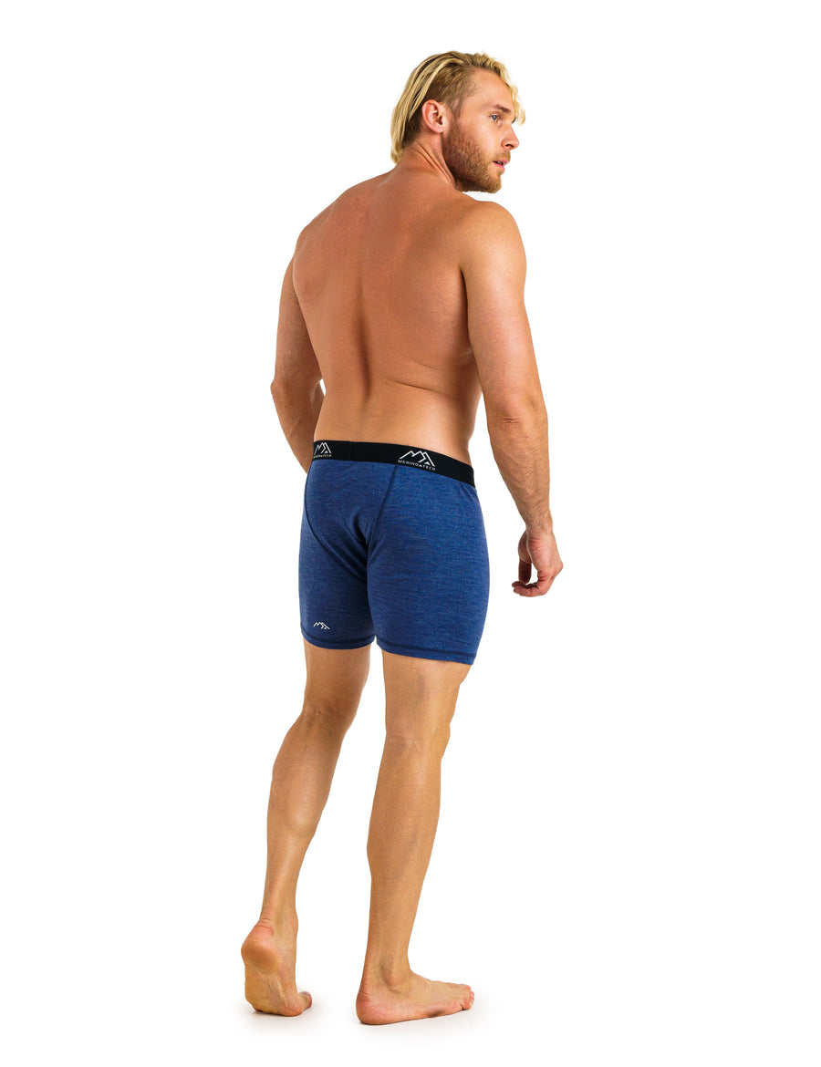 Men's Merino Boxers 190 Brief Windsor Blue