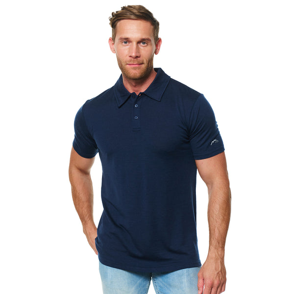 Men's Merino Polo 180 Midnight Navy