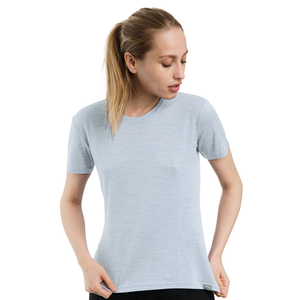 Women's Merino T-shirt 180 Iceberg | Crewneck