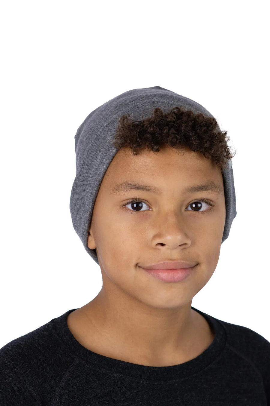 Kids' Beanie Grey Melange