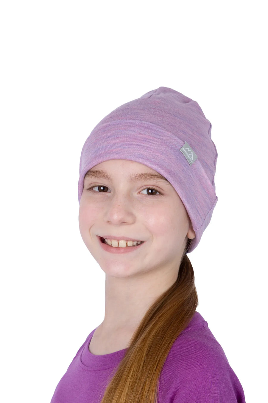 Kids' Beanie Heather Lilac
