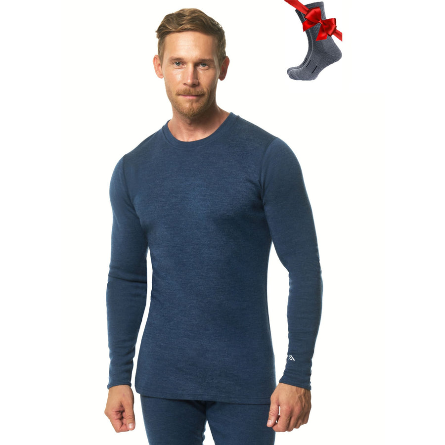 Men's Merino Long Sleeve 320 Navy