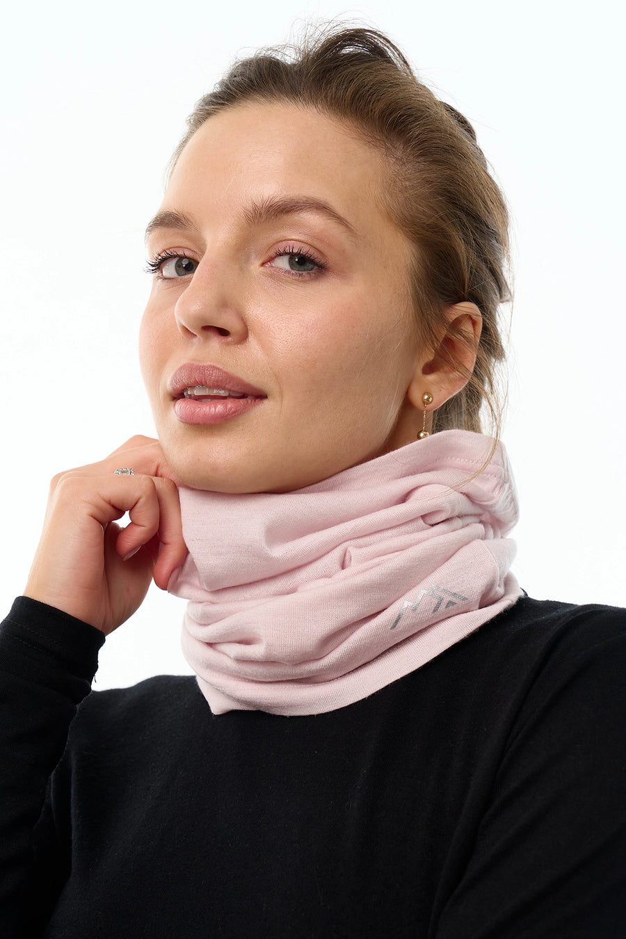 Merino Neck Gaiter 165 Grey Marl