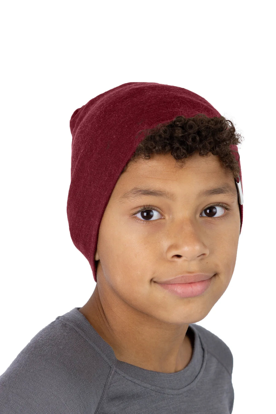Kids' Beanie Burgundy