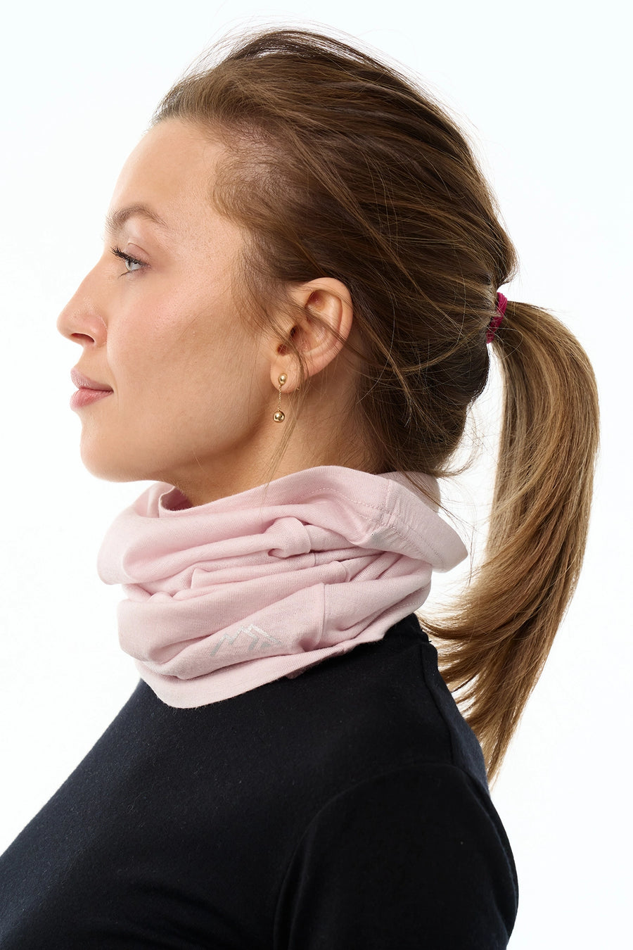 Merino Neck Gaiter 165 Grey Marl