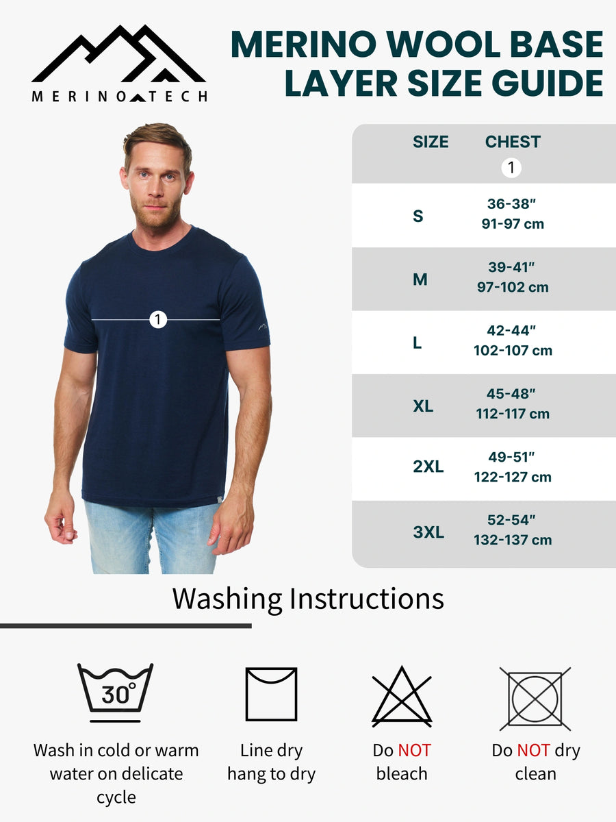 Men's Merino T-shirt 180 Metal