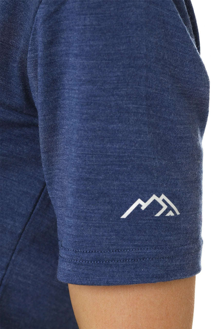 T-shirt Mérinos Femme 180 Bleu Windsor | Col V (+chaussettes)