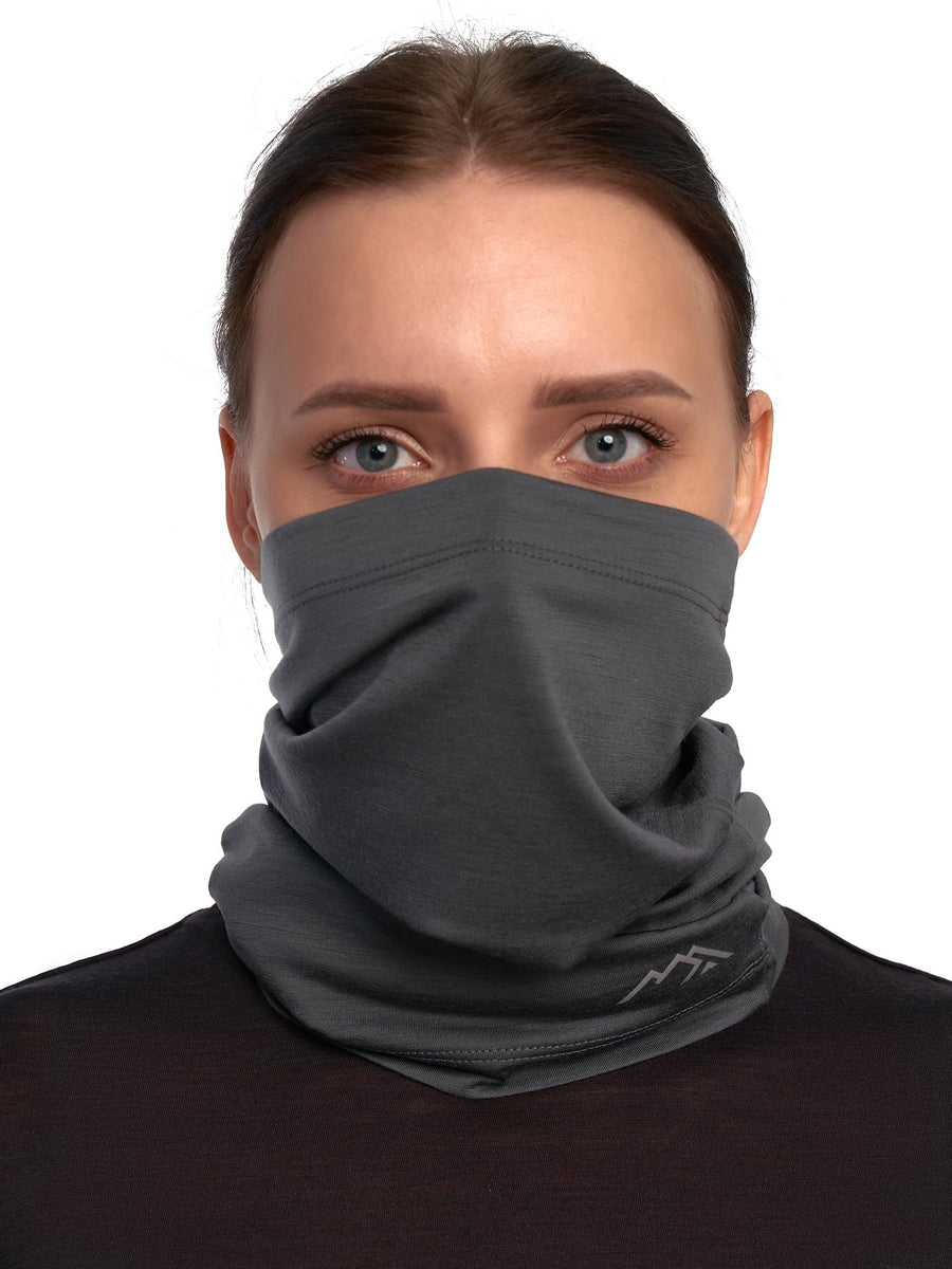 Merino Neck Gaiter 165 Сharcoal Grey