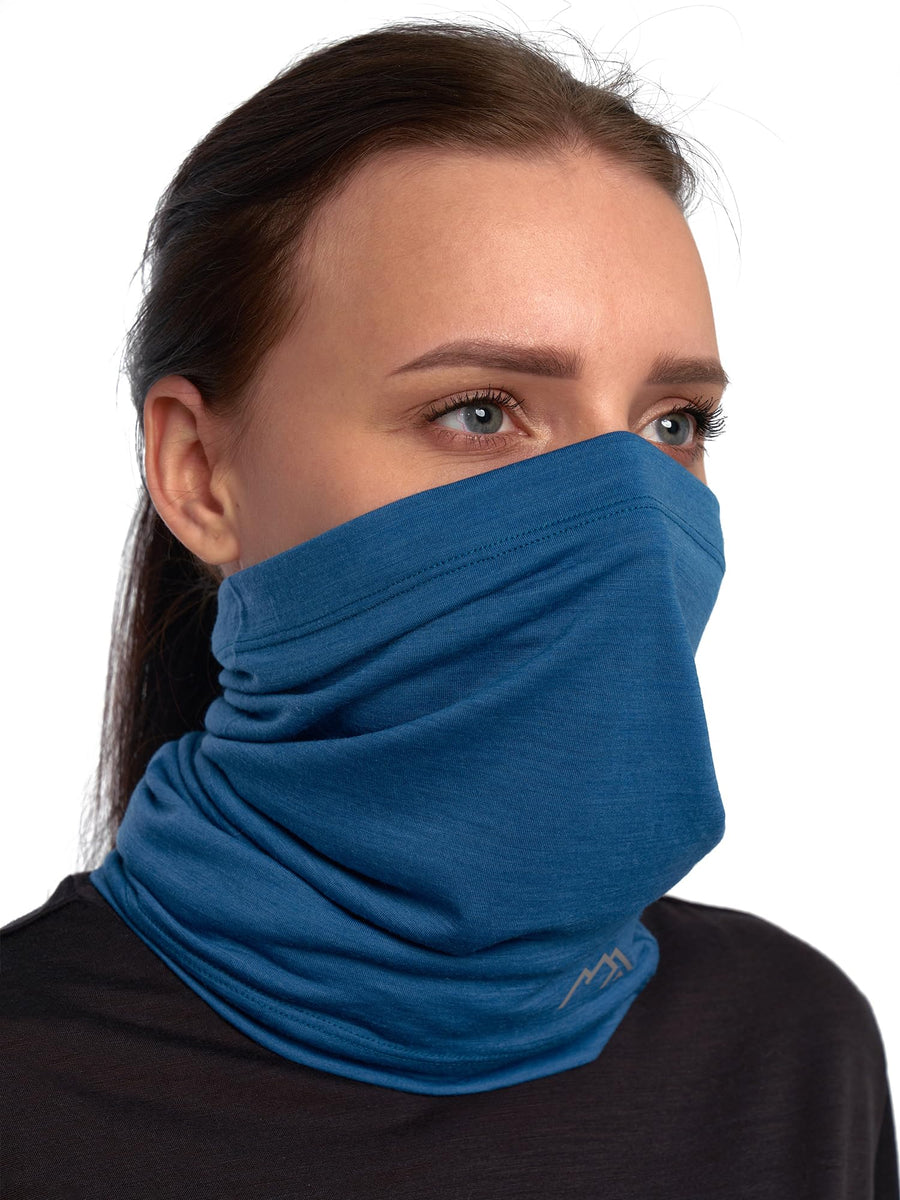 Merino Neck Gaiter 165 Windsor Blue