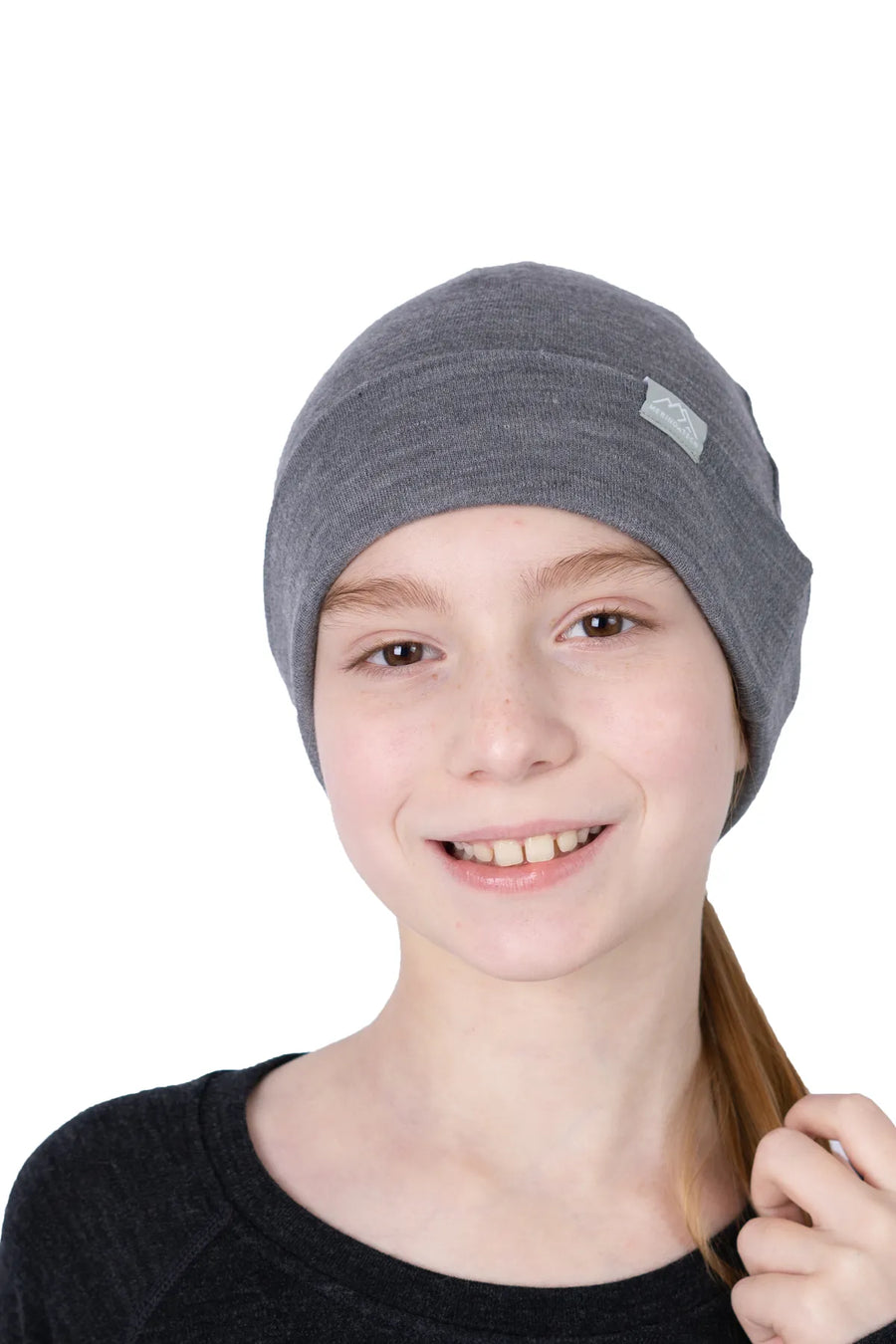 Kids' Beanie Grey Melange