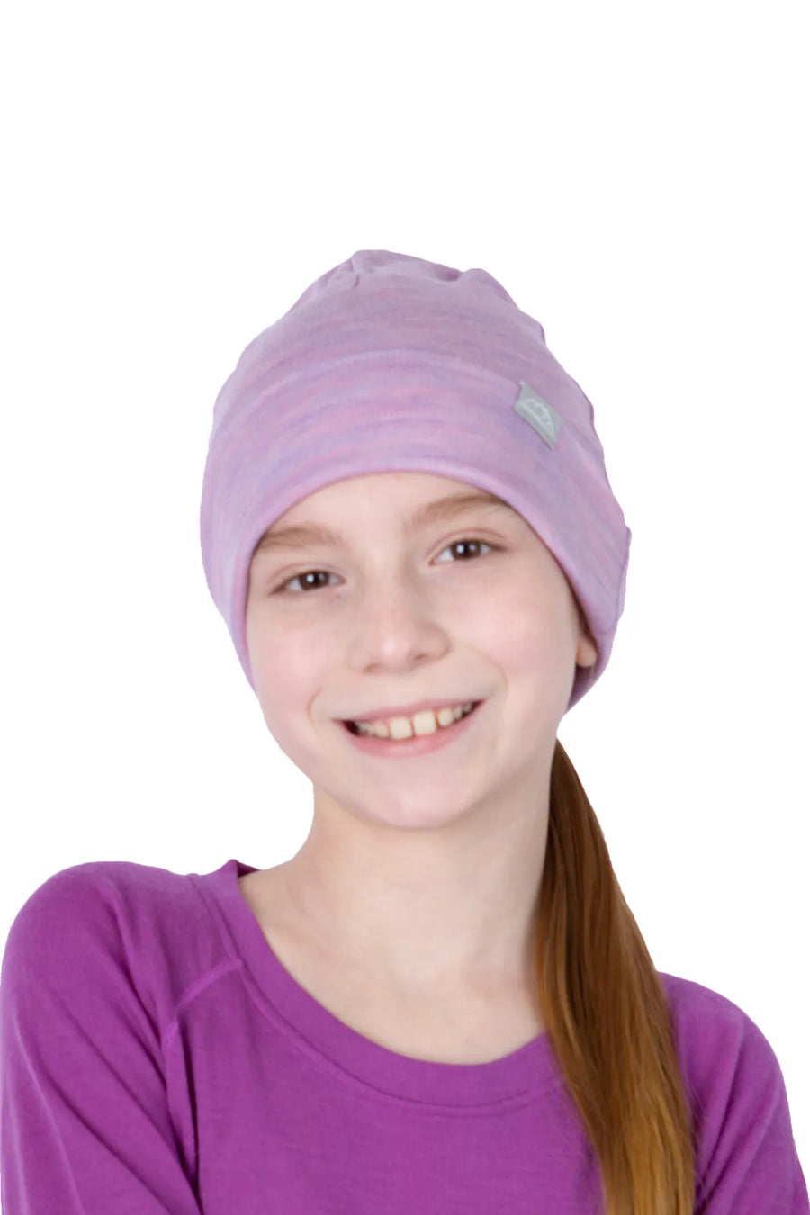 Kids' Beanie Heather Lilac