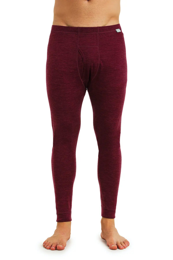 Men's Merino Pants 165 Burgundy