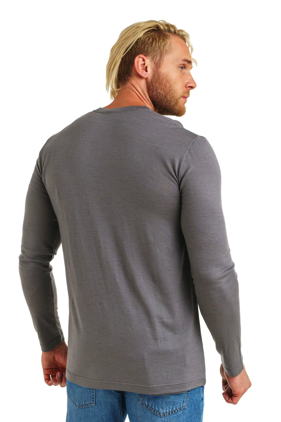 Men's Merino Long Sleeve 165 Perfect Grey