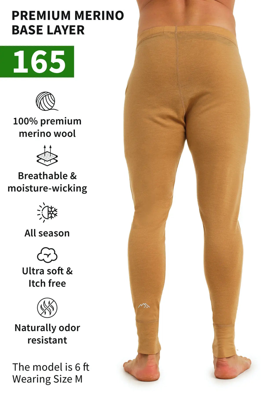 Men's Merino Pants 165 Camel