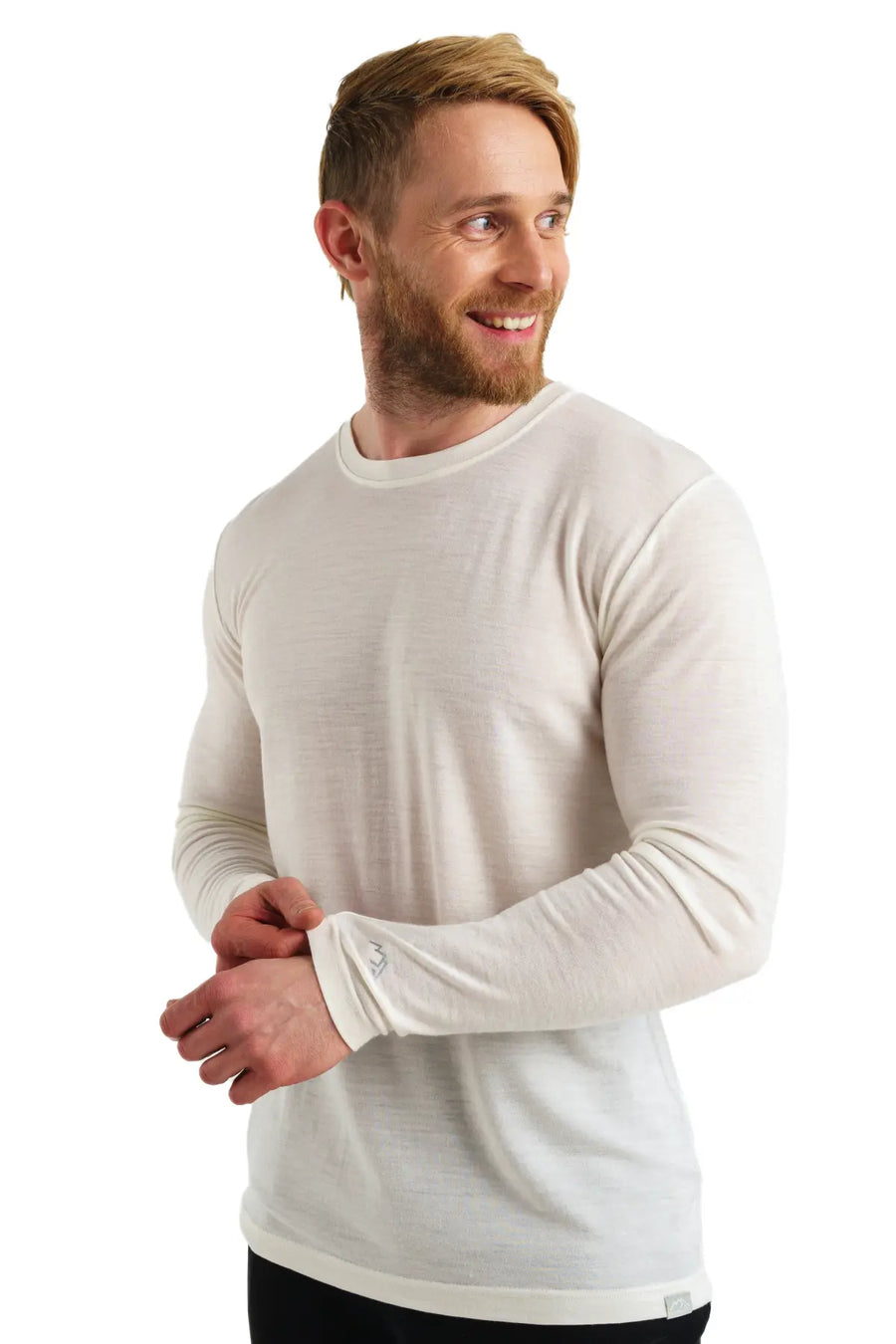 Men's Merino Long Sleeve 165 Snow White