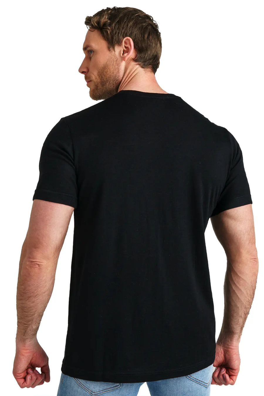Men's Merino T-shirt 180 Black Ink (+socks)