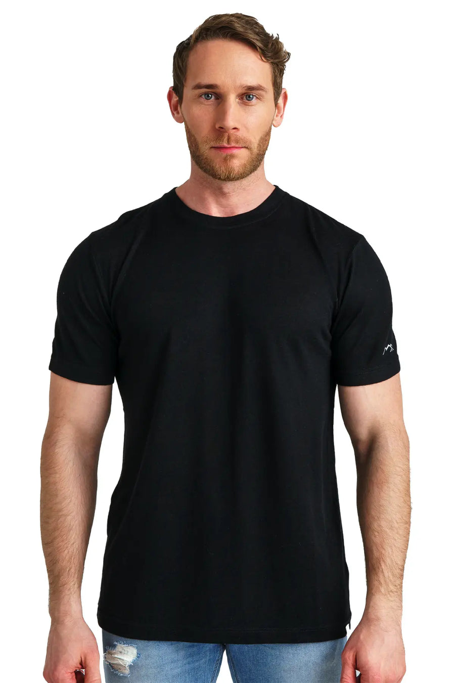 Men's Merino T-shirt 180 Black Ink (+socks)