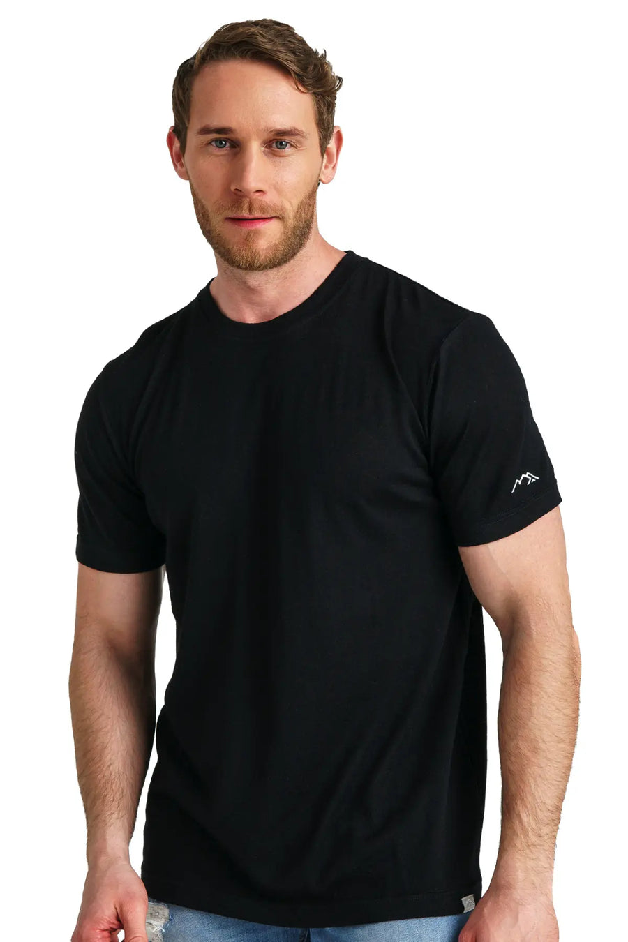 Men's Merino T-shirt 180 Black Ink (+socks)