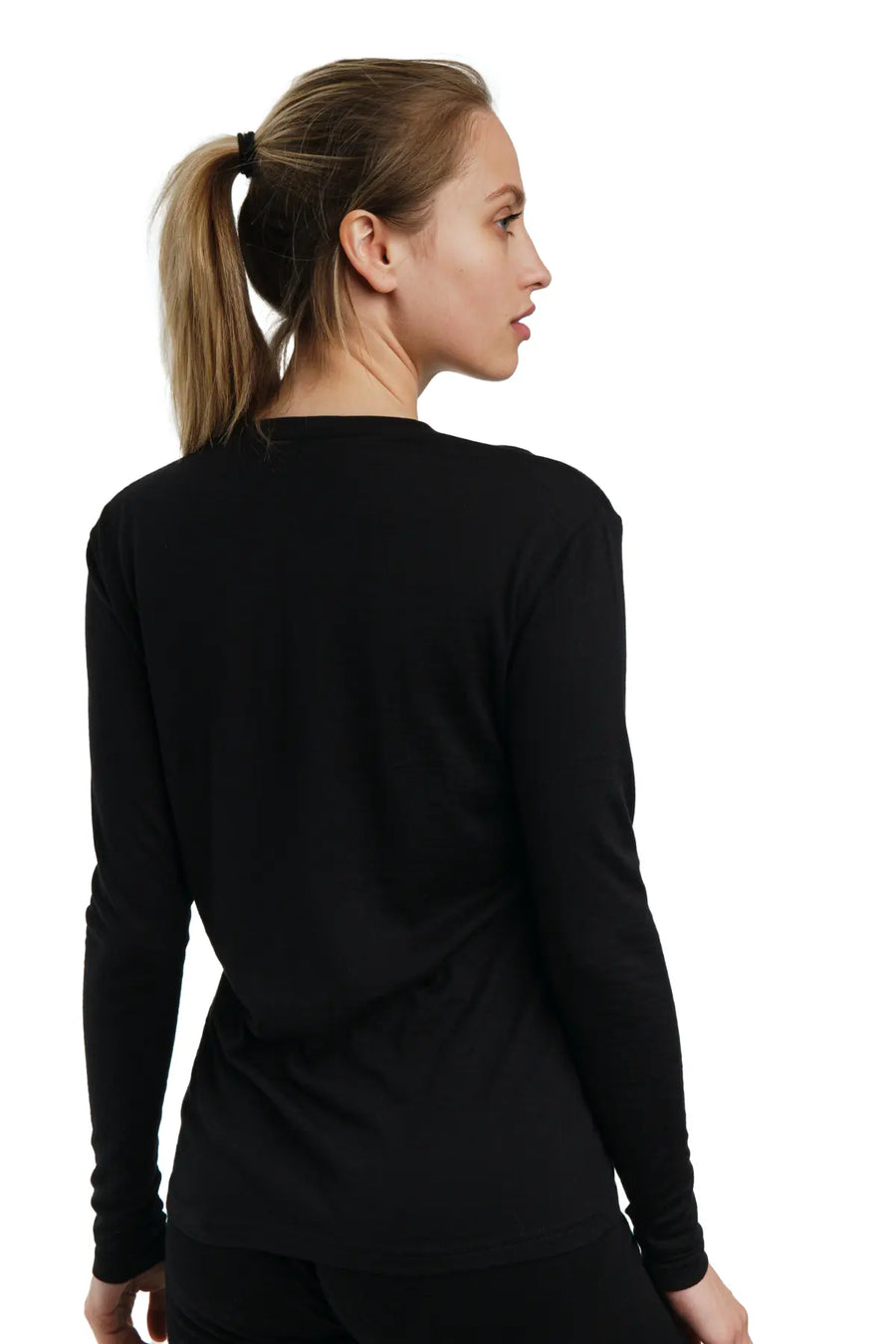 Women's Merino Long Sleeve 165 Black (+socks)