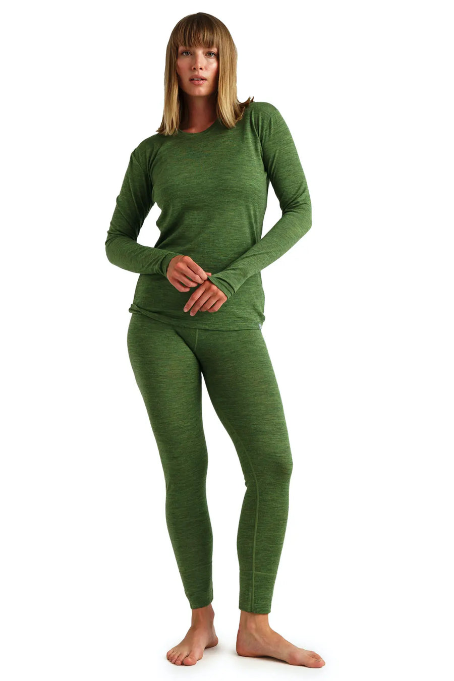 Women's Merino Thermal Set 165 Olive Green
