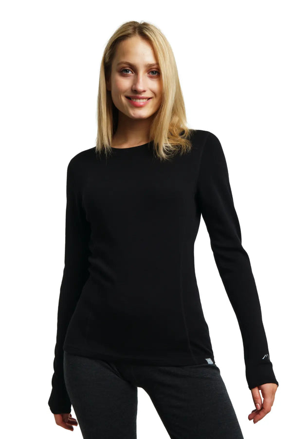 Women's Merino Long Sleeve 320 Black