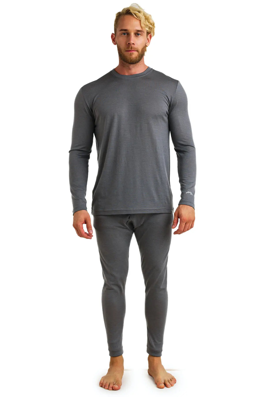 Ensemble thermique mérinos homme 165 gris parfait