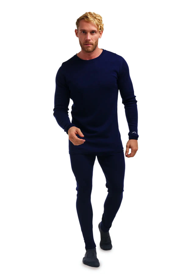 Ensemble thermique Mérinos homme 250 Marine