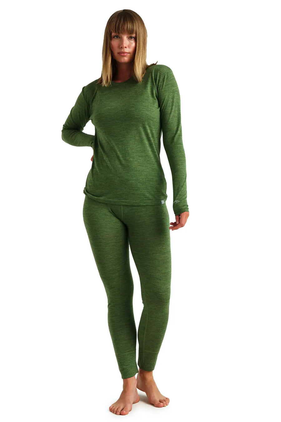 Women's Merino Thermal Set 165 Olive Green