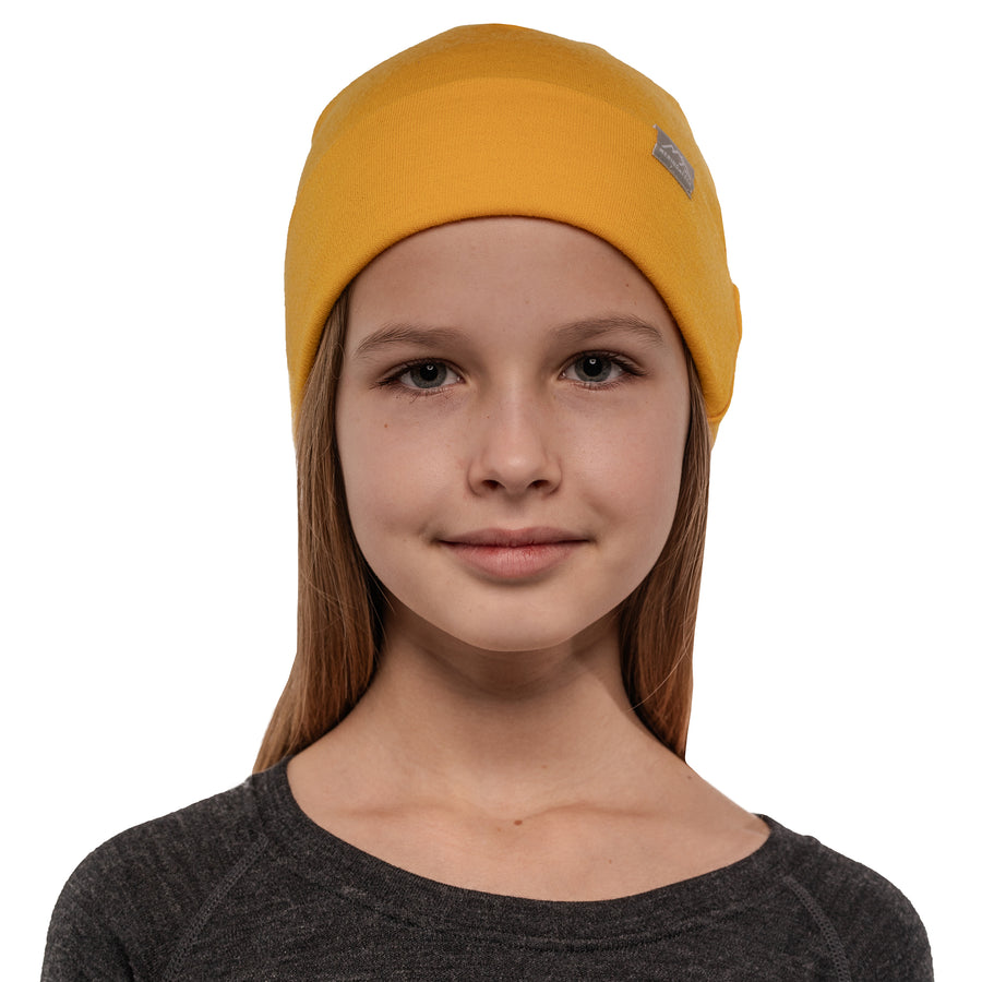 Kids' Beanie Mustard