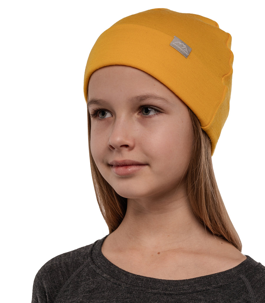 Kids' Beanie Mustard