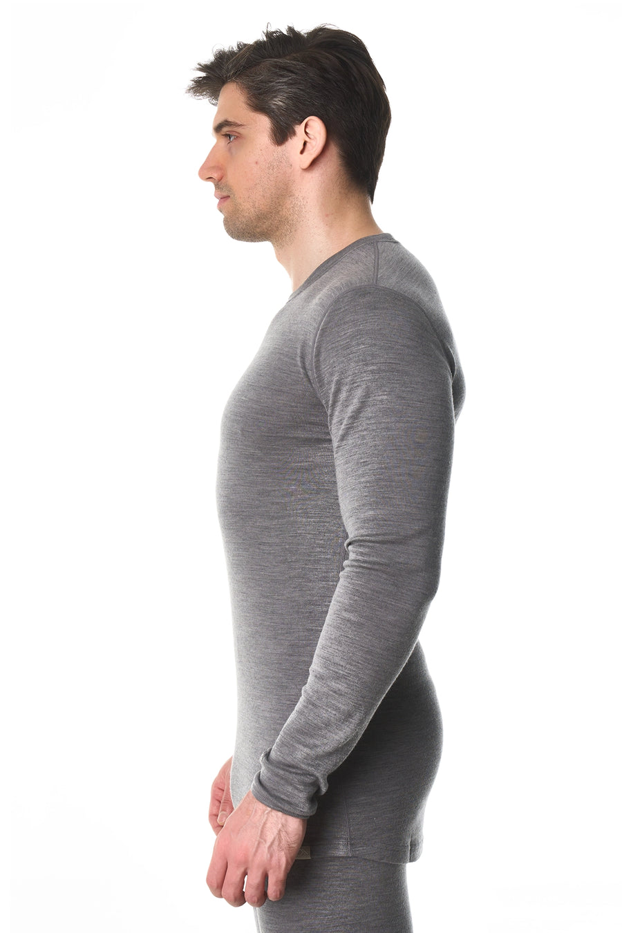 Men's Merino Long Sleeve 250 Gray Heather