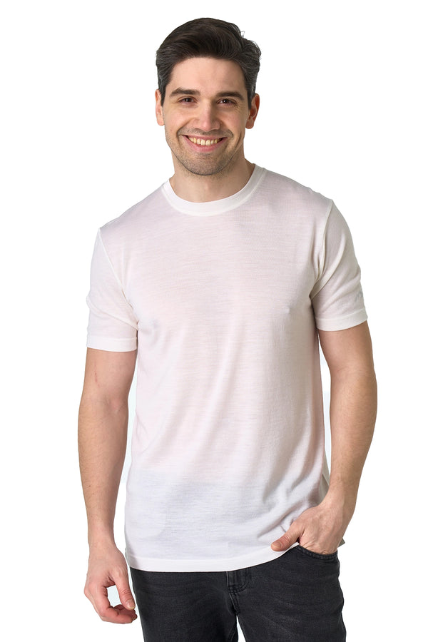 Men's Merino T-shirt 180 Creamy White (+socks)