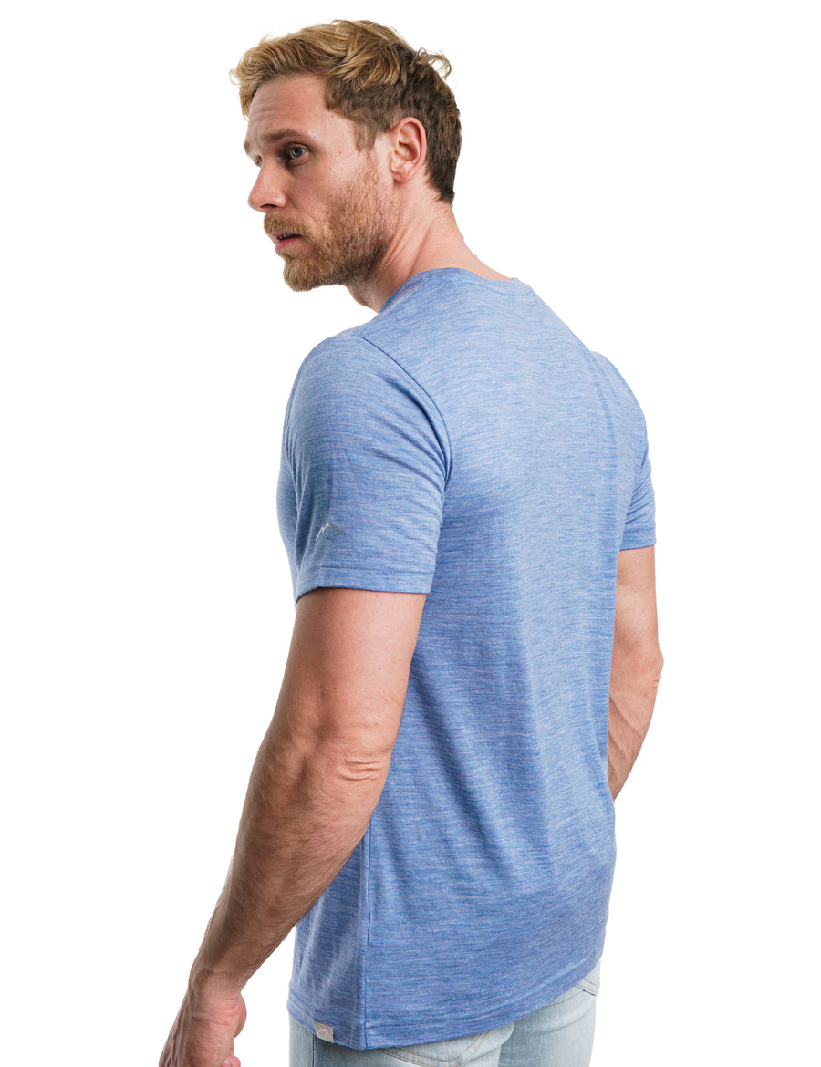 Men's Merino T-shirt 180 Deep Blue (+socks)