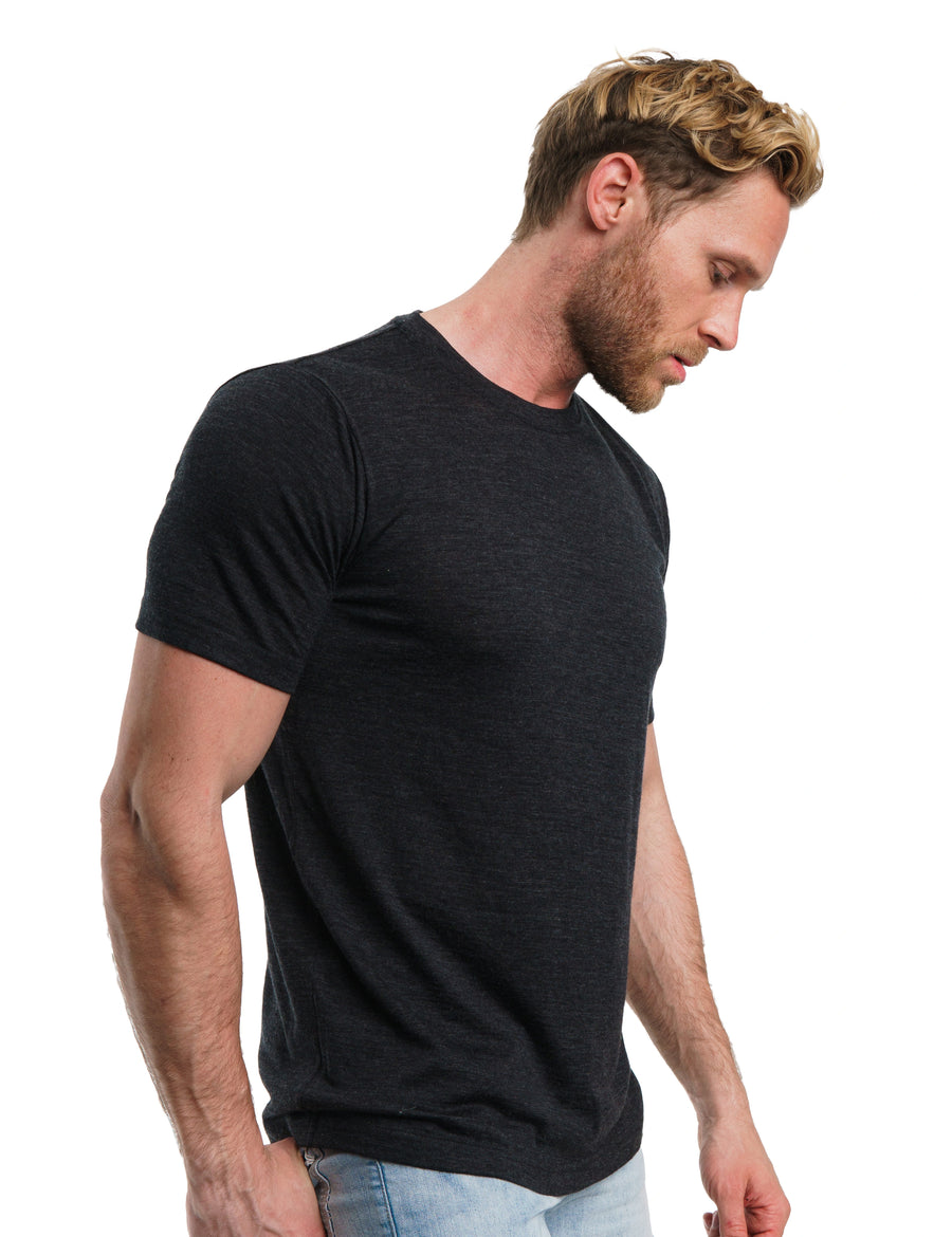 Men's Merino T-shirt 180 Charcoal Grey (+socks)