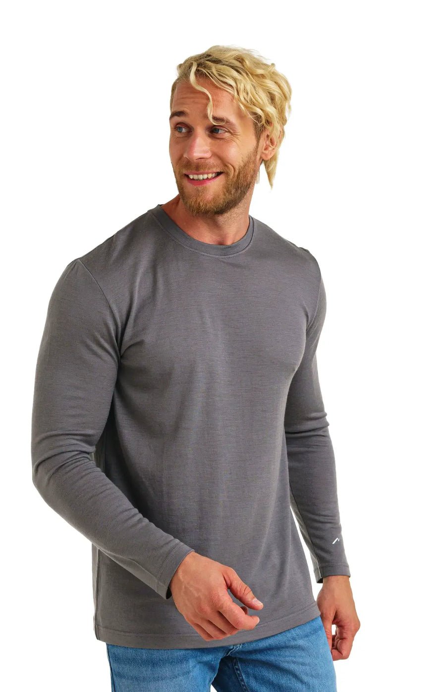 Men's Merino Long Sleeve 165 Perfect Grey