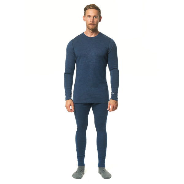 Ensemble thermique mérinos homme 320 Marine