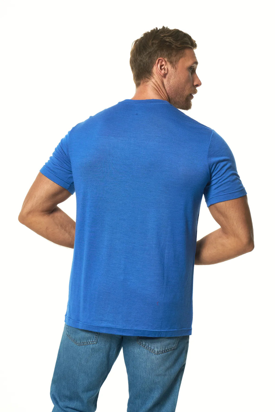 Men's Merino T-shirt 180 Cobalt Blue (+socks)
