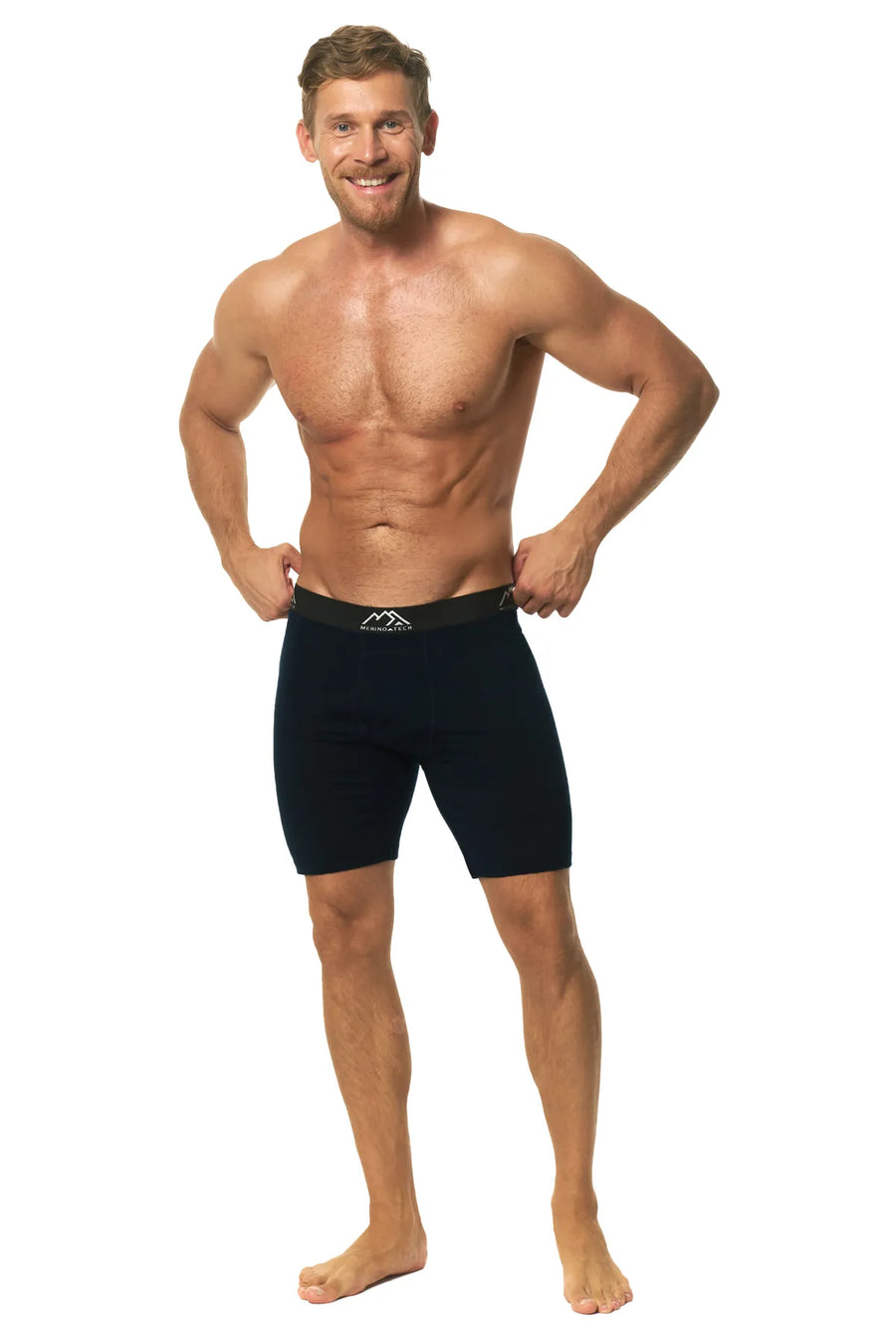 Men's Merino Boxers 1 Pack - 190 Black Coal
